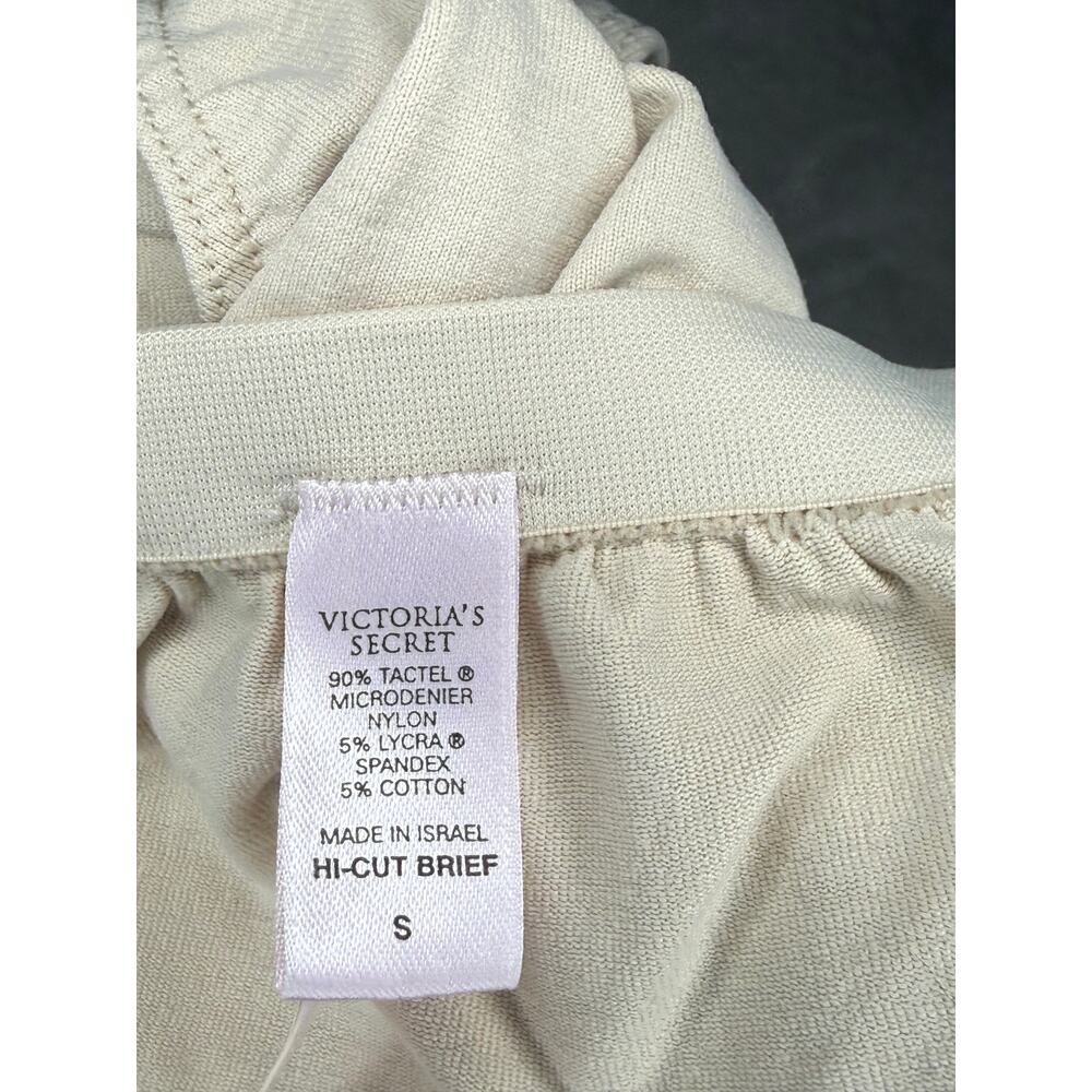 Victoria’s Secret Nude Hi-Cut Brief Panty S Silky Vintage NWT - Picture 3 of 5